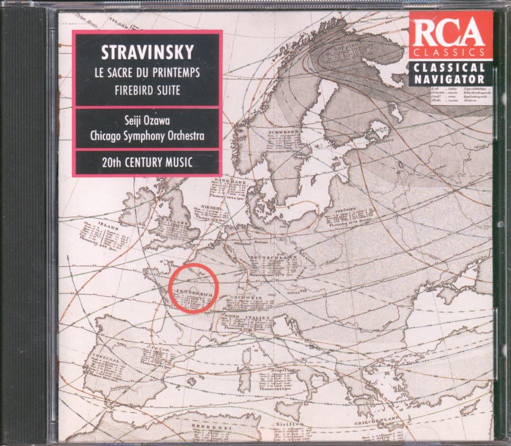 Stravinsky: le Sacre du Printempts; Fireworks - Fantasy for Orch; The Fairy's Kiss [Audio CD] Reiner, Fritz