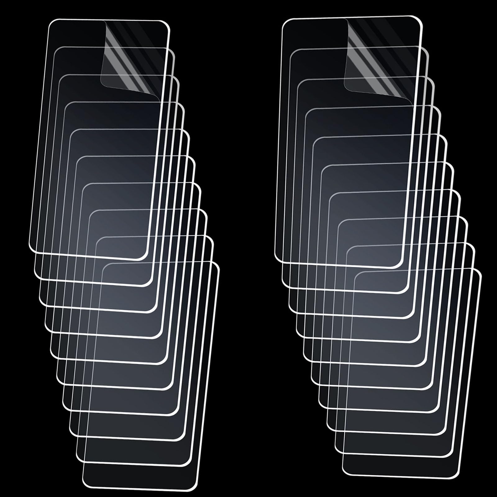 MILEQEE 20PCS Double Sided Adhesive Pads for Mounting,Two Sided Pre-Cut Rectangle Tape, Sticky Tack Double Sided Tape for Walls Hanging, 2 Sided Nano