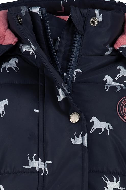 SALT AND PEPPER Mädchen Jacke - Outdoor Mit Sternen, Wasserdicht, Reflektierend