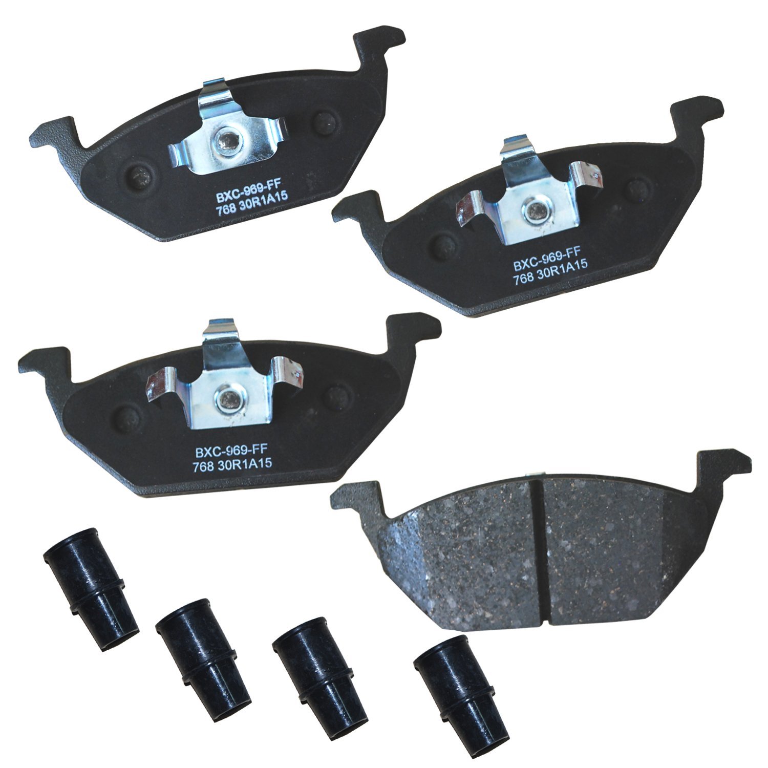 Bendix Premium SBC768 Ceramic Front Brake Pads for select Audi A1, Seat Cordoba, Toledo, Volkswagen Beetle, Clasico, CrossFox, Golf, Jetta, Lupo, Polo, Virtus