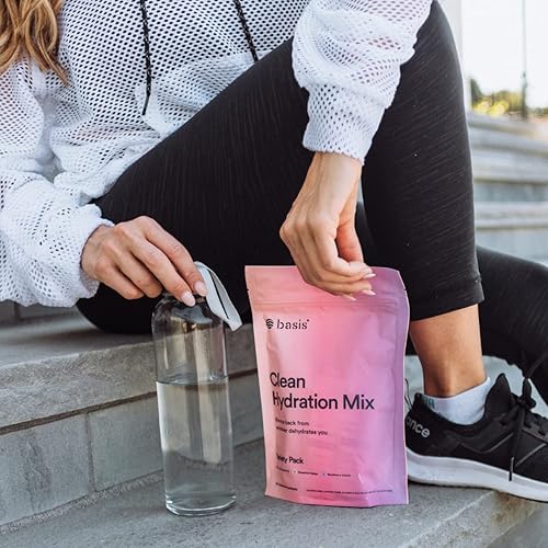 Miniatura 8 de Mezcla de polvo de electrolito Basis, hidratación respetuosa con el ceto, baja en azúcar para recuperación de deshidratación, 2 bolsas (30 varillas)