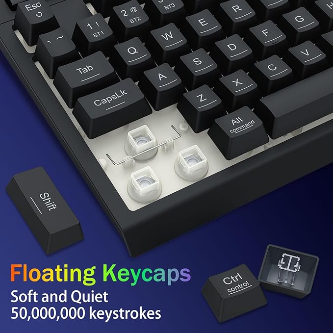 Teclado Gamer Redragon K524-RGB Inalámbrico 75% RGB miniatura 8