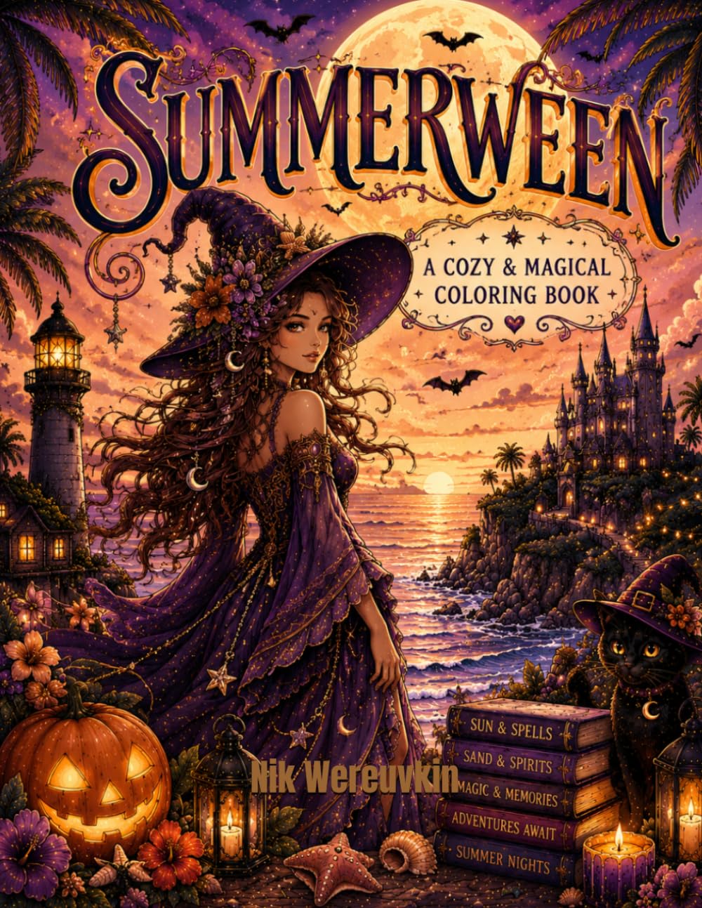 Summerween - Coloringbook: A Cozy Spooky Adult Coloring Book
