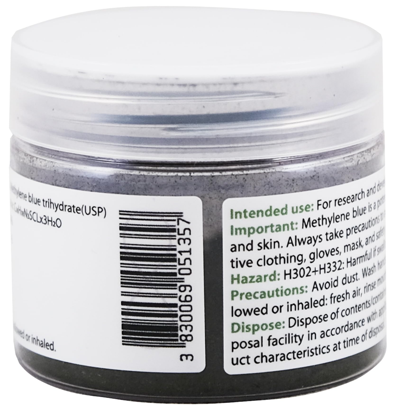 Polvere di blu di metilene 10 g | Purezza ultra elevata | Ingredienti di grado farmaceutico USP - Testati da terze parti | Senza formaldeide | Cucchiaio incluso | Heiltropfen®