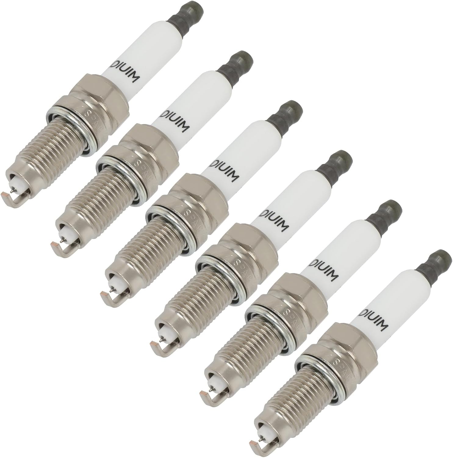 SCITOO Platinum Iridium Spark Plugs 7563 for Audi A3 Quattro 2006-2009, TT Quattro 2004-2009 & for Volkswagen for Touareg 2004-2006, Eos 2007-2008, R32 2008 & for Porsche for Cayenne, 3.2L Pack of 6