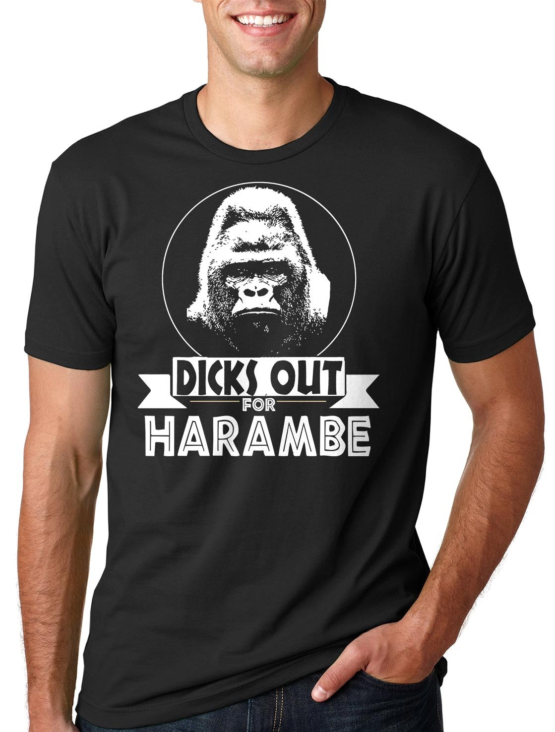 Dicks Out for Harambe T-Shirt RIP Harambe Gorilla Support Harambe Tshirt