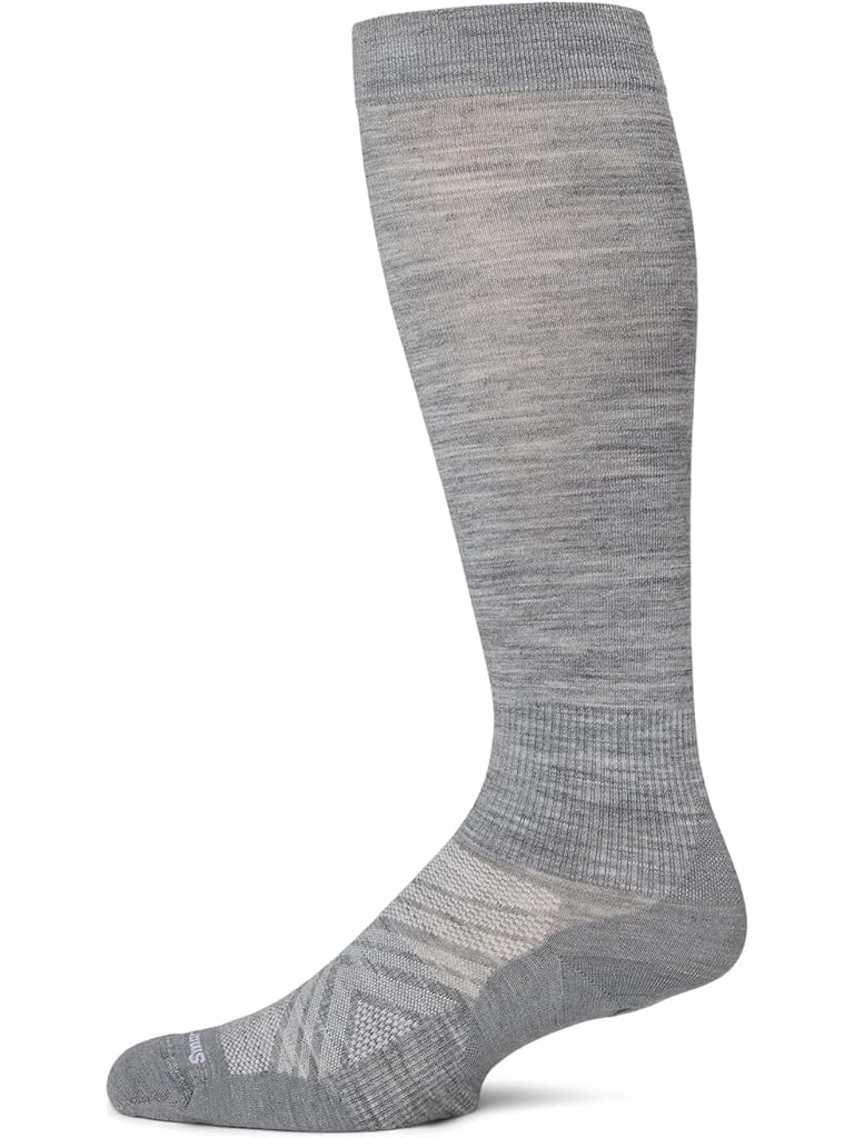 Gray Smartwool Ski Zero Cushion Over-the-Calf Socks