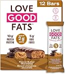Love Good Protein Truffle Bars | Keto Bars | Low Sugar, Low Carb & Gluten Free | Truffle Peanut Butter Chocolatey - 12 Pack