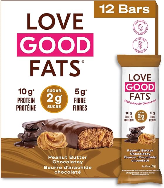 Love Good Protein Truffle Bars | Keto Bars | Low Sugar, Low Carb & Gluten Free | Truffle Peanut Butter Chocolatey - 12 Pack