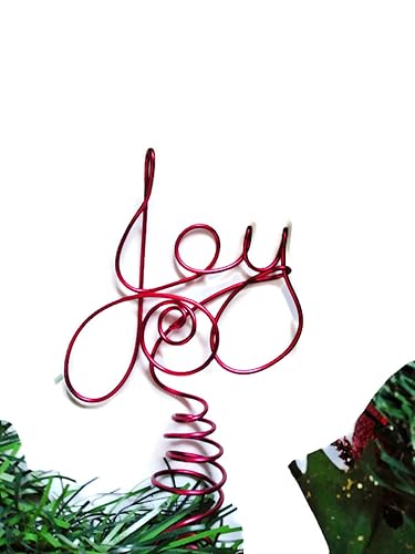 Miniatura 7 de Mini Joy Wire Word Tree Topper For Small Trees