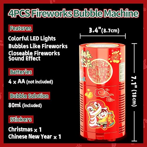 Miniatura 2 de Máquina de burbujas (4 unidades, 13 agujeros) con luces LED, juguetes automáticos para soplar burbujas, fabricante de burbujas portátil para bodas,