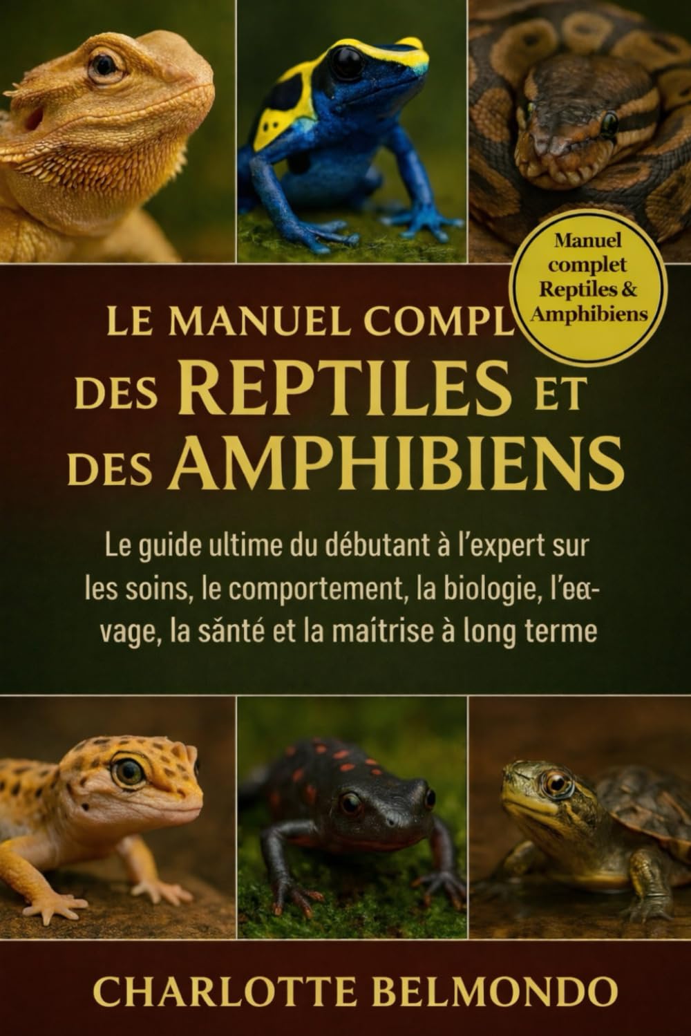 LE MANUEL COMPLET DES REPTILES ET DES AMPHIBIENS: Le guide ultime du débutant à l'expert sur les soins, le comportement, la biologie, l'élevage, la santé et la maîtrise à long terme