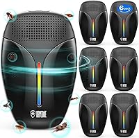 Vista 2 de Repelente ultrasónico y repelente de insectos para interiores, ultrasónico y repelente para cucarachas, roedores, ratones, insectos, mosquitos