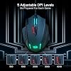 Redragon M908 Mouse Gamer MMO RGB con Cable 12400 DPI Teclas Remapeables | Conexión Estable Sin Retrasos, Redefine Keybinding Macro, Retroiluminación Vibrante, Cuerpo Ergonómico Cómodo 5