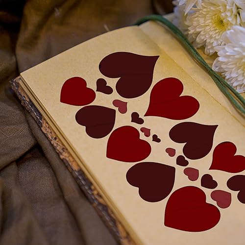 Vista 26 de BENECREAT 4 plantillas de metal con patrón de hierba de flores de 4 x 7 pulgadas, plantilla de plantilla de mariposa para tallar madera, dibujos