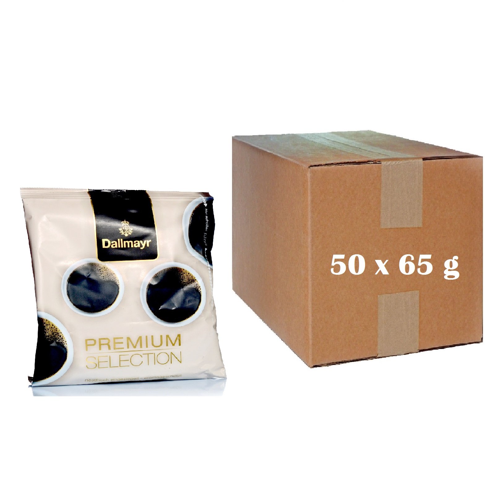 Dallmayr Premium Selection Spezial Pouch - 50 x 65g Kaffee im Filterbeutel