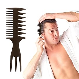 Tbestmax 6 Pcs Hair Comb Styling Set Tail Combs Afro Pick Pik Brushes African American Hair Brush Barber Black