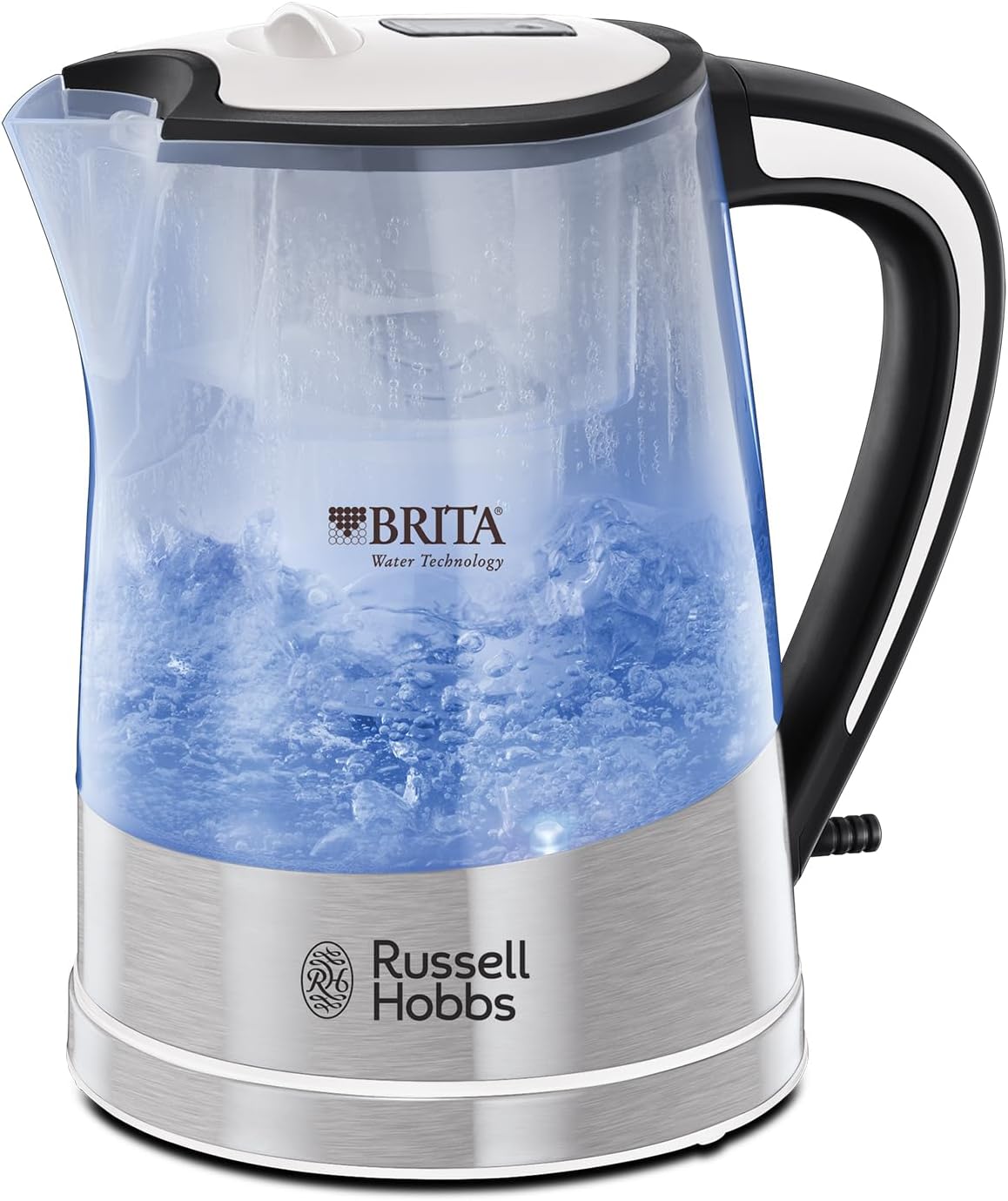 (Kettle only) - Russell Hobbs 22851 Plastic Brita Filter Purity Kettle, 3000 W, 1 L - Transparent