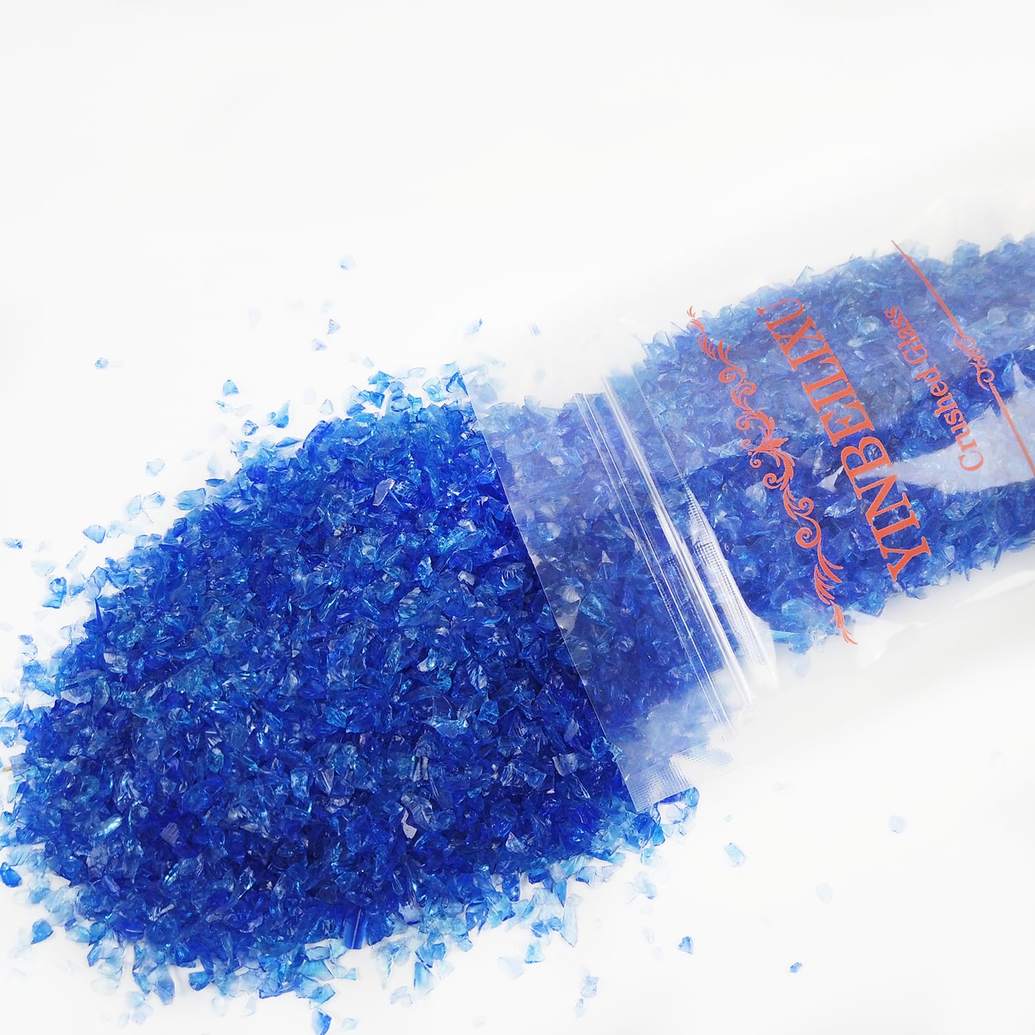 Gold Crushed Glass Glitter for Resin Art -7