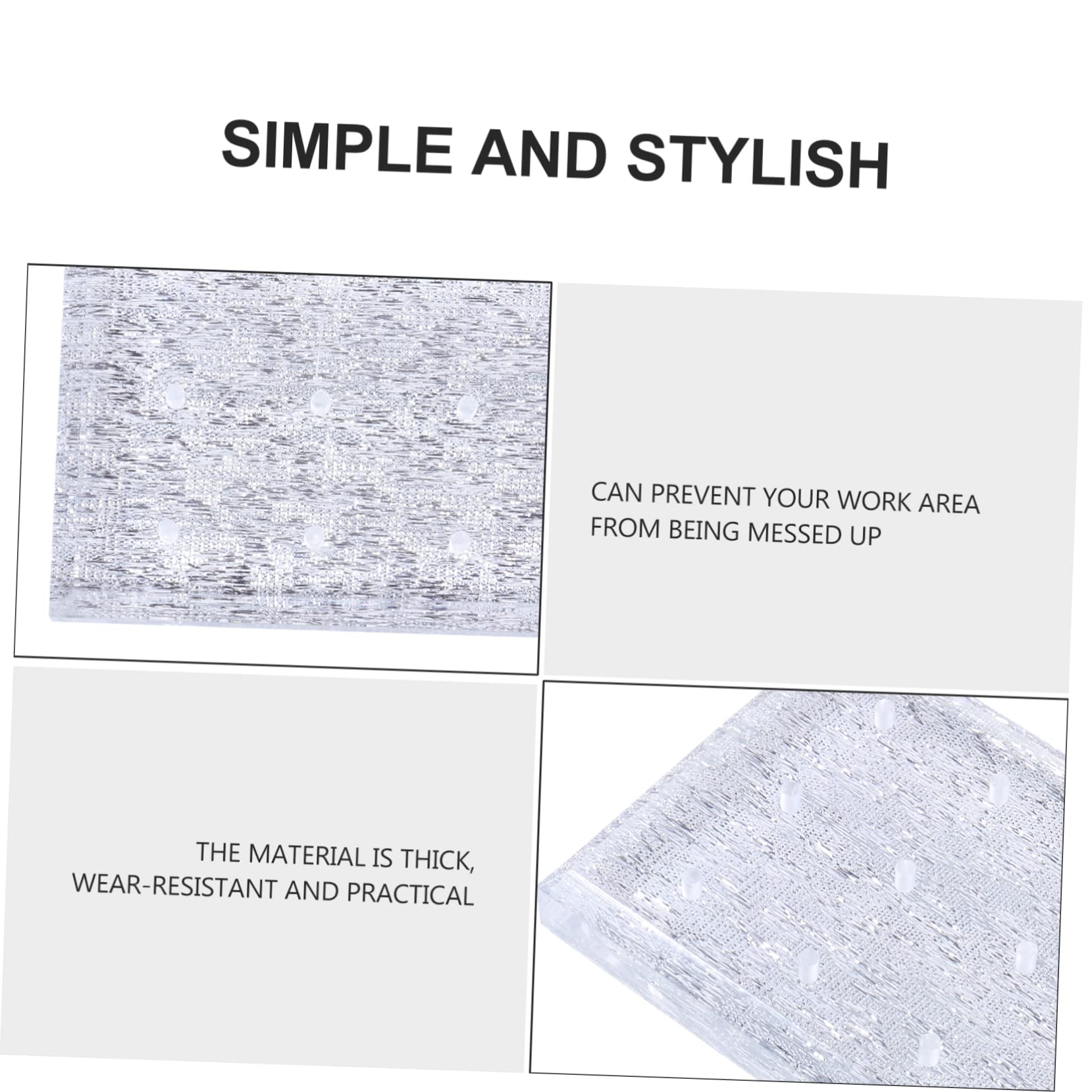 TOVINANNA Acrylic Nail Drill Bit Box 12 Hole Stand under Nail Cleaner Drill Bit Organizer