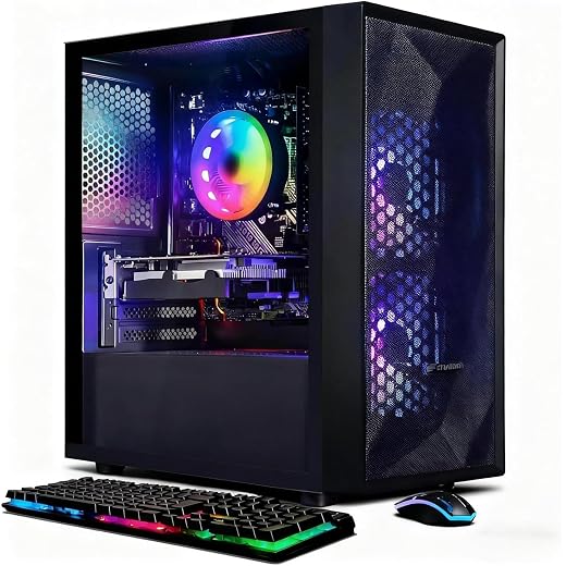 STGAubron Gaming PC Desktop,Core I5,RX 560 4G,16G RAM,512G SSD