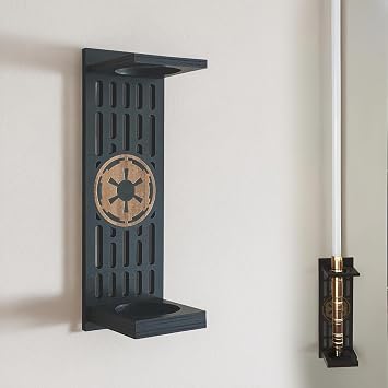 Lightsaber Stand Display, Wall Mounted Lightsaber Display Stand for Lightsaber Display, Gift for Lightsaber Owners, Lightsaber Display Stand with Pattern 02