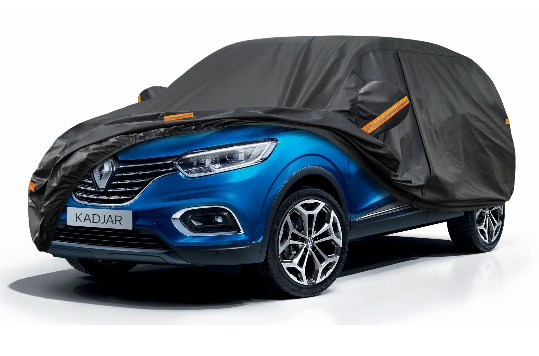 Kayme Funda Coche Exterior, Compatibles con Audi A3 Sportback(1996-2025), Cubierta para Coche Impermeable Transpirable Anti-UV Antipolvo de 7 Capas, Cubre Coche con Cremallera y Forro de Algodón. — view 38
