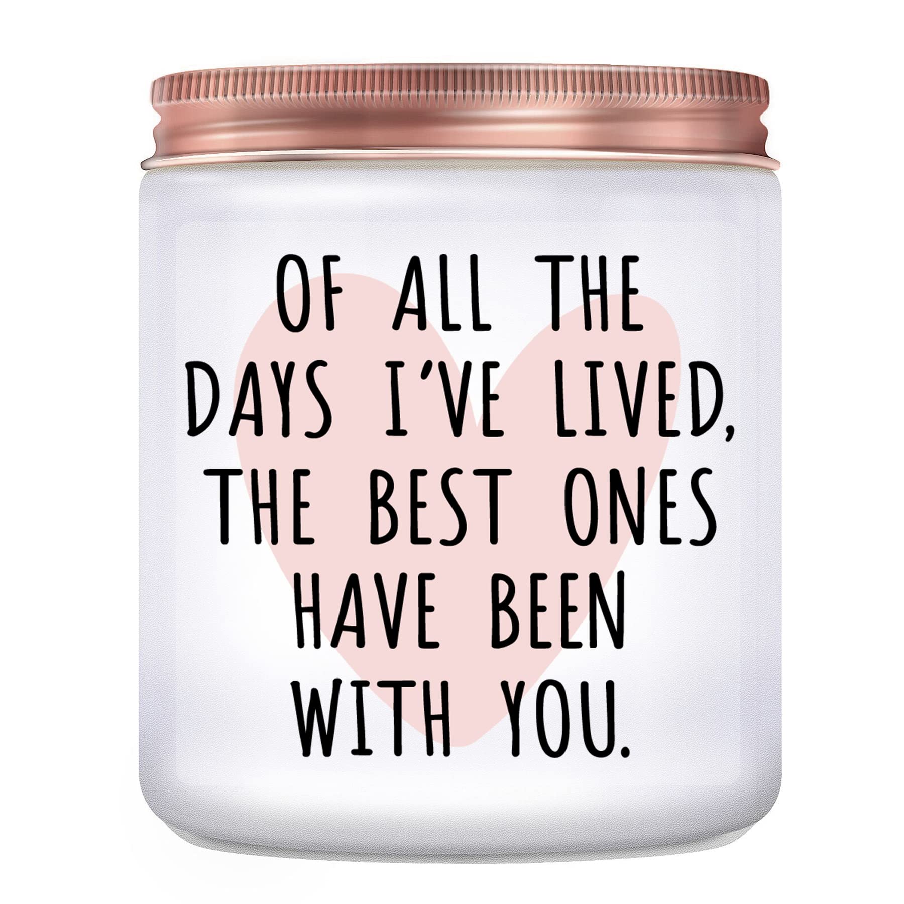Amazon.com: Anniversary I Love You Gifts for Him Her- Gifts for Boyfriend,  Girlfriend Gifts, Wife Birthday Gift Ideas, Romantic Gifts, Lavender  Scented Candles : Home & Kitchen