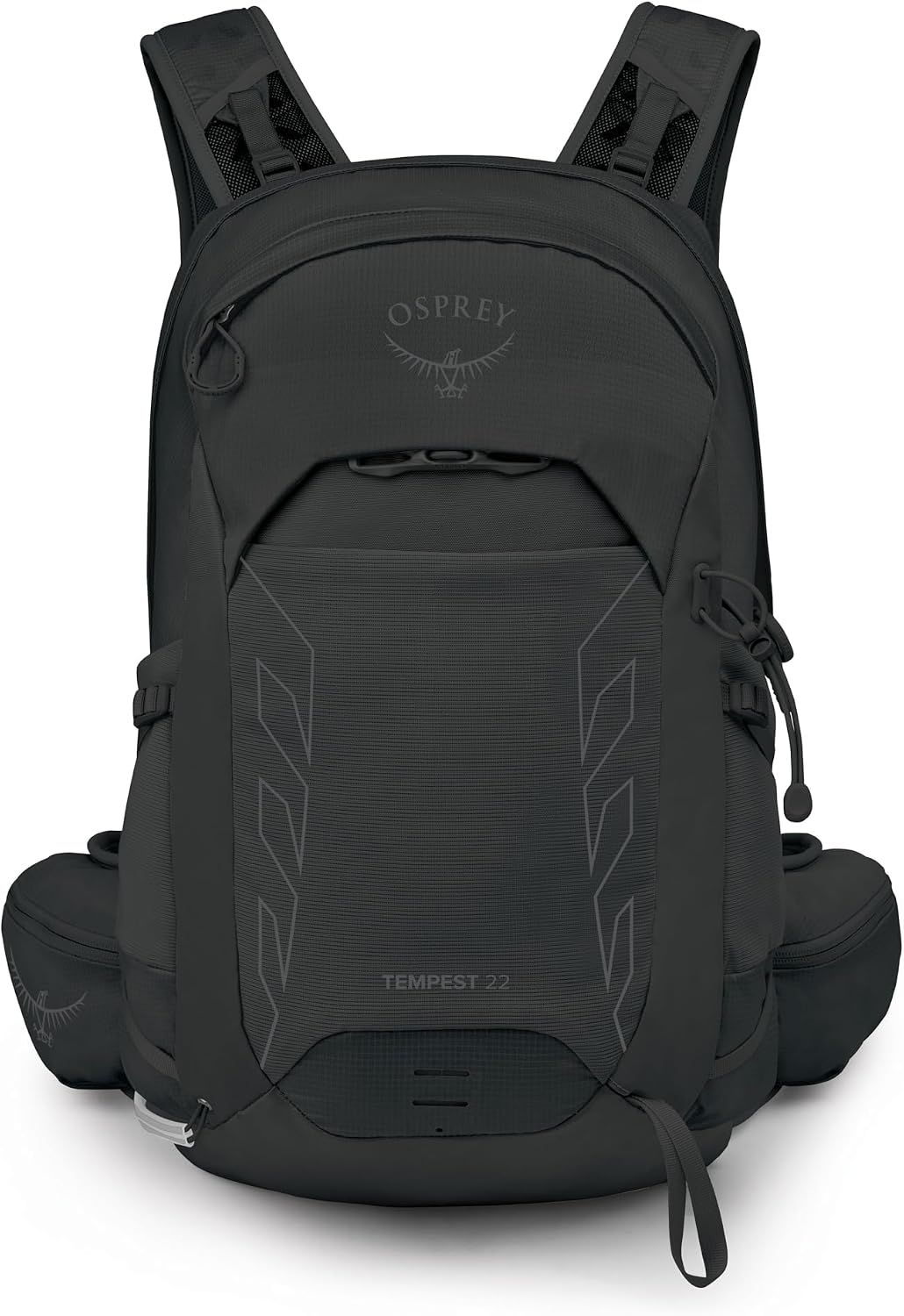 Osprey Tempest 22L Women's Lightweight Hiking Backpack - Small Daypack for Travel & Camping, Black/Coal Grey, Extended Fit