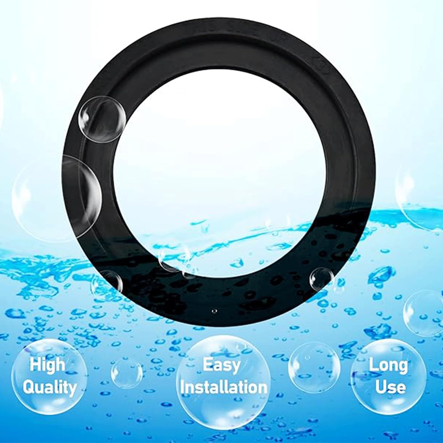 385311658 RV Toilet Flush Ball Seal, Fits for Dometic 300/310/320. High-Grade Leak-Proof Rubber Flush Ball Gasket for Odor Control & Water Tight Seal