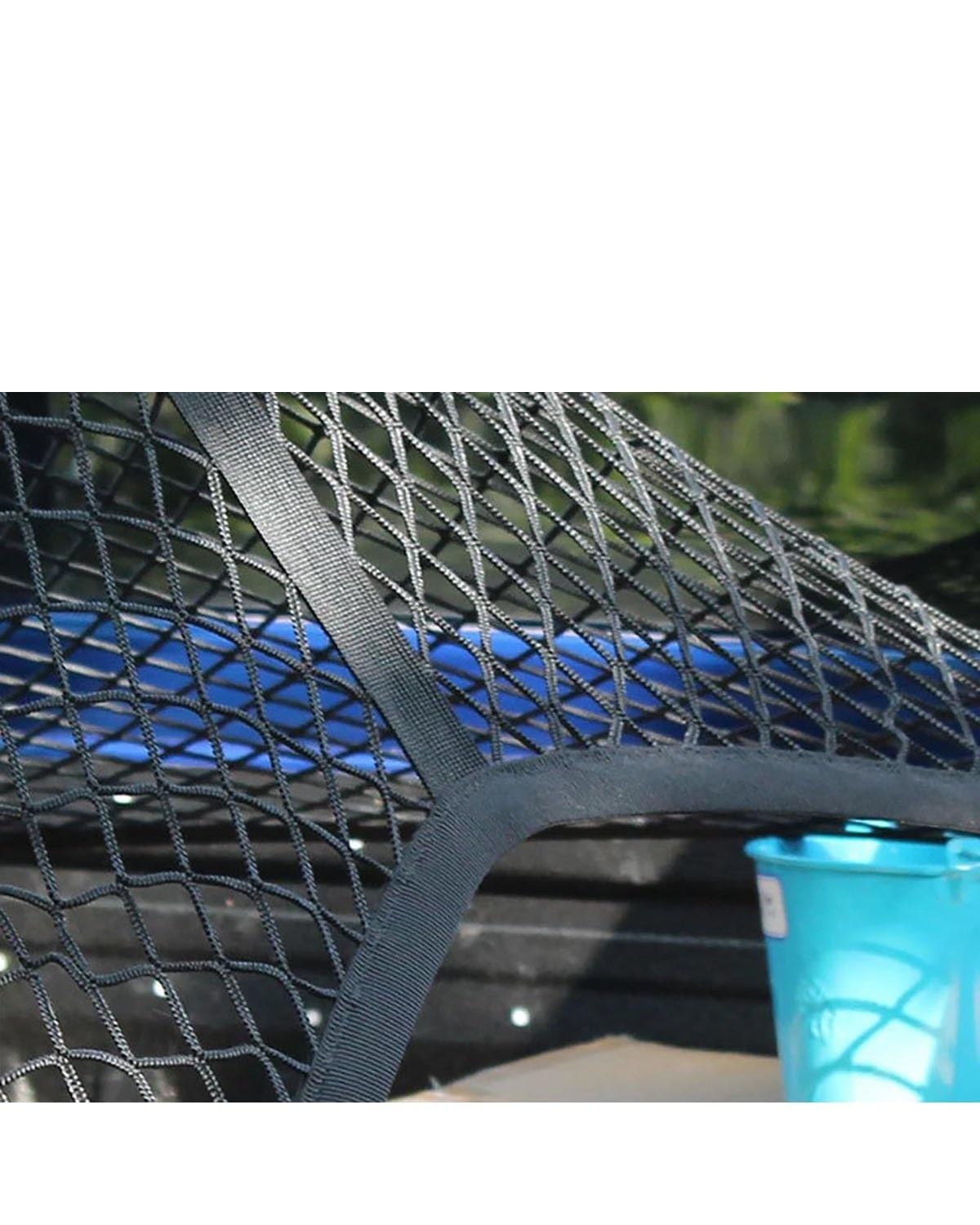 Rete portaoggetti a Doppio Strato per Bagagliaio Posteriore Auto, Rete Elastica in Nylon, Organizer portaoggetti per riporre Oggetti, Borsa Elastica in Rete (Strato Singolo)