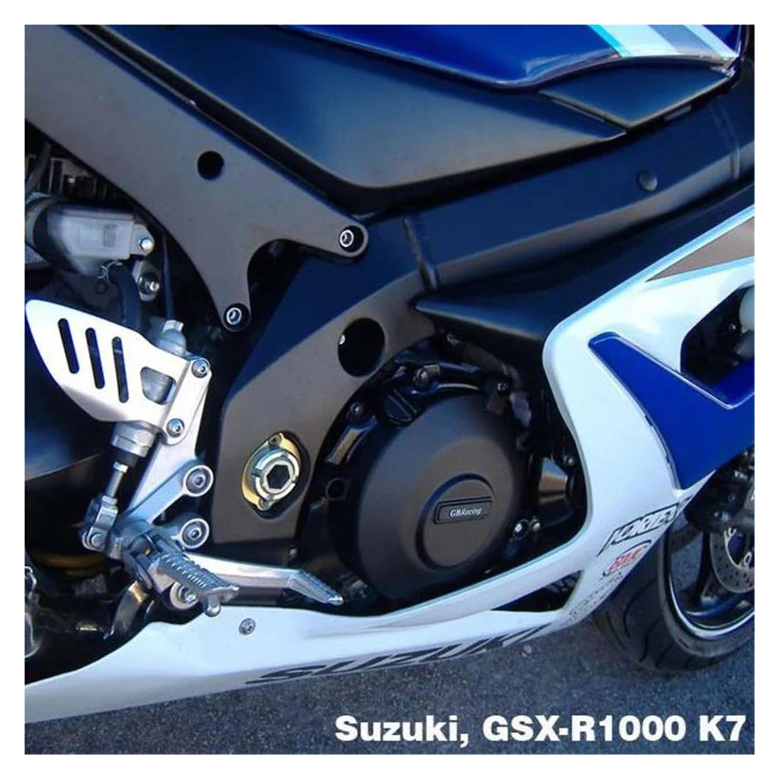 取付簡単 GSX-R1000 K5 K6用 ジェネレーターカバー クラッチカバー