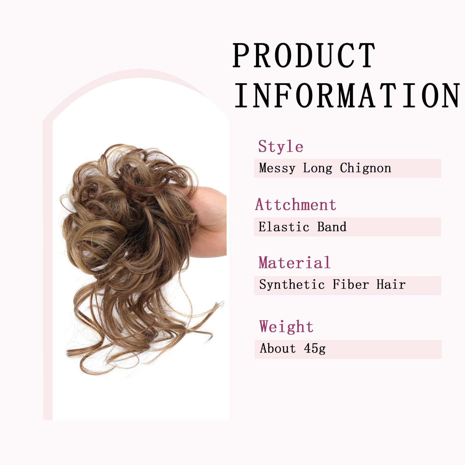 AYNKH Messy Bun Hair Piece - Image 2