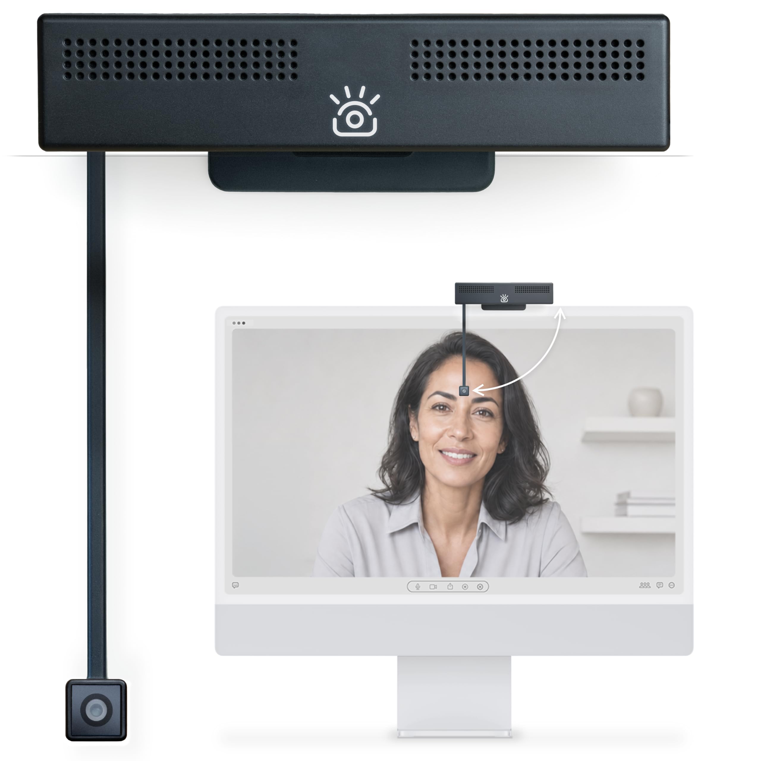 iContact Camera Pro 4K HDウェブカメラ Amazon.com: iContact Camera Pro 4K HD Webcam Charging | Eye