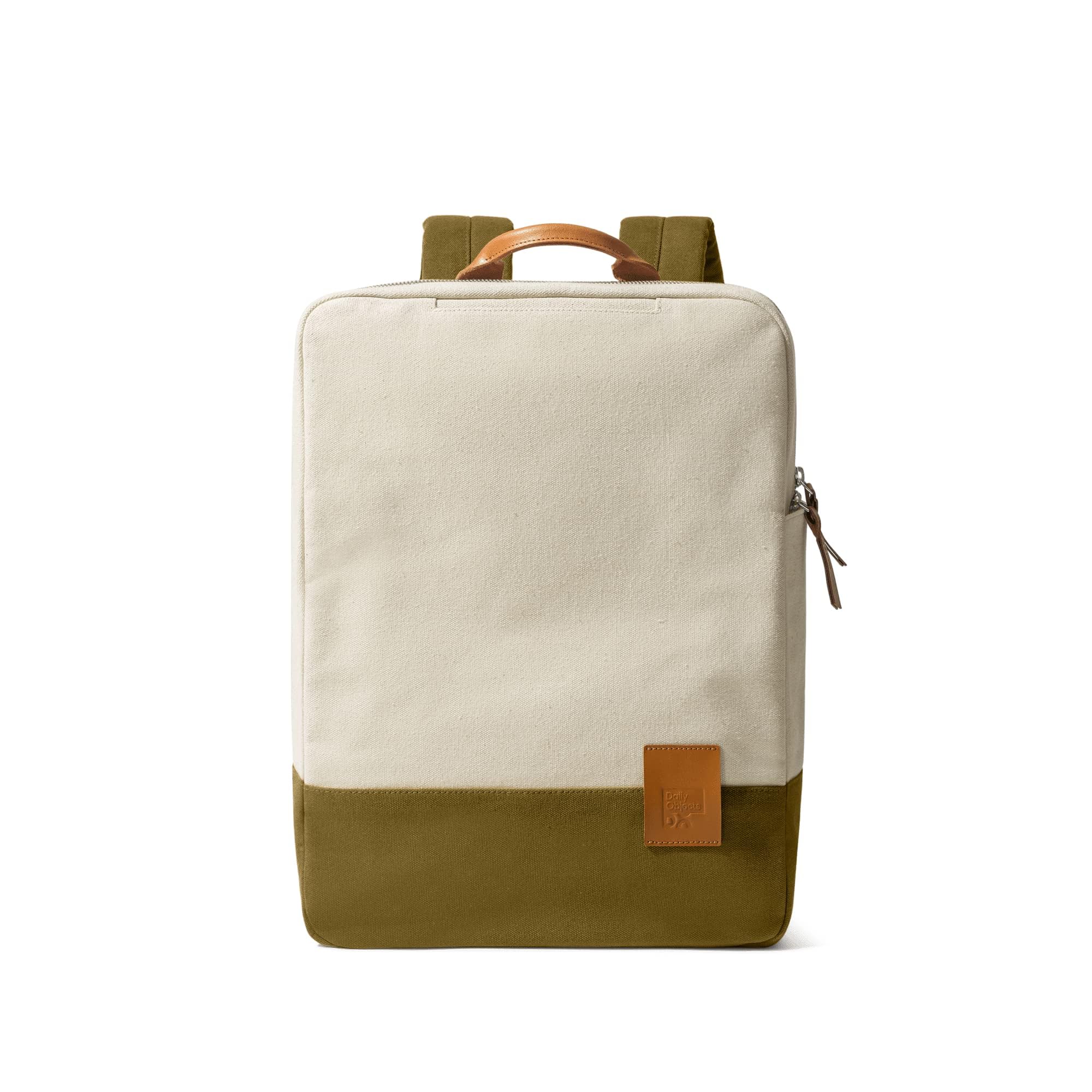 dailyobjects 9 to 9 Everyday Casual Laptop Backpack Compatible with upto 15" Laptop | Unisex Shoulder Travel Bag | Durable Canvas Material | Zippered Compartment with Slip Pockets | Trolley Sleeve-picture-29