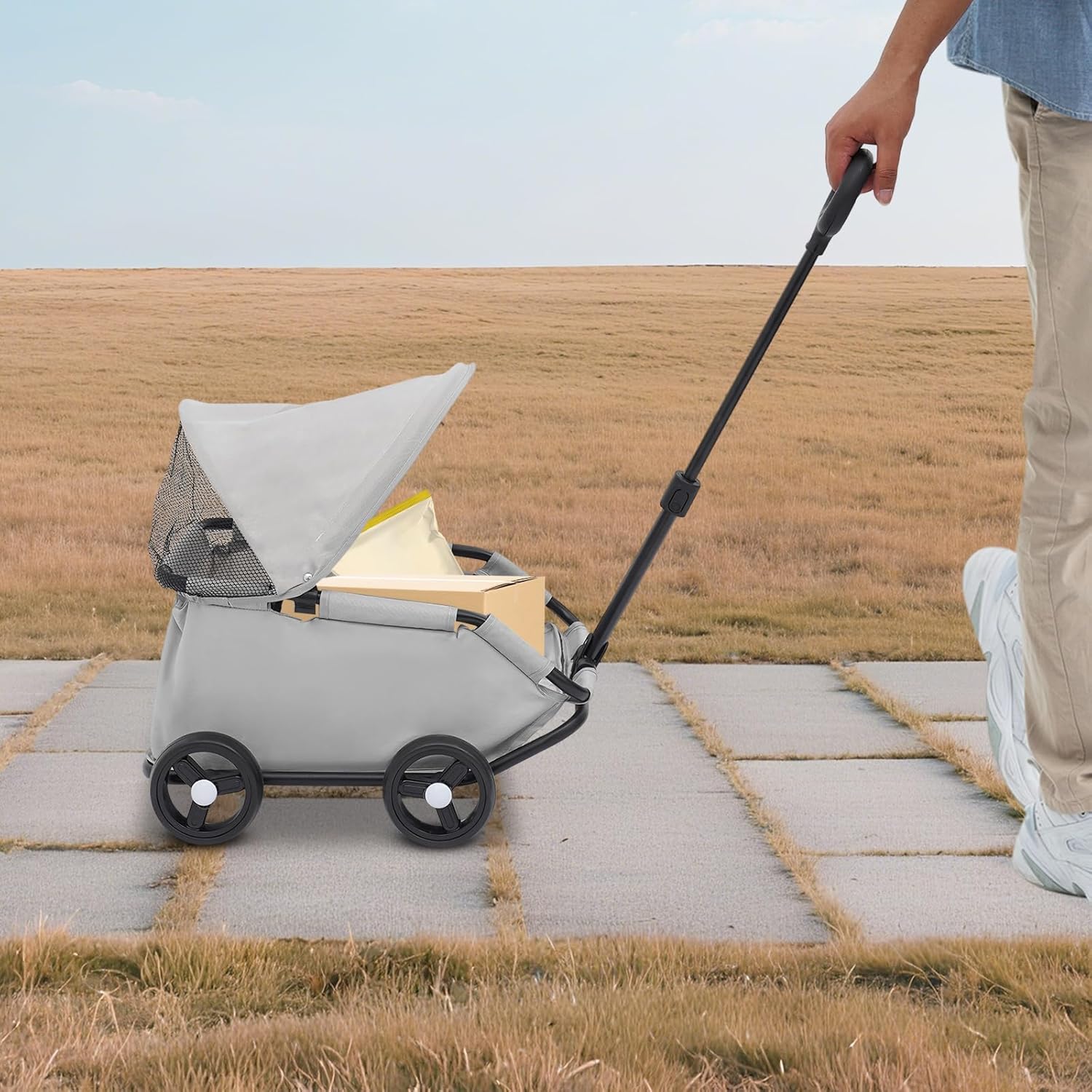 The Perfect Ride: Review of the 15 lbs Foldable Dog Stroller for Mini Pups