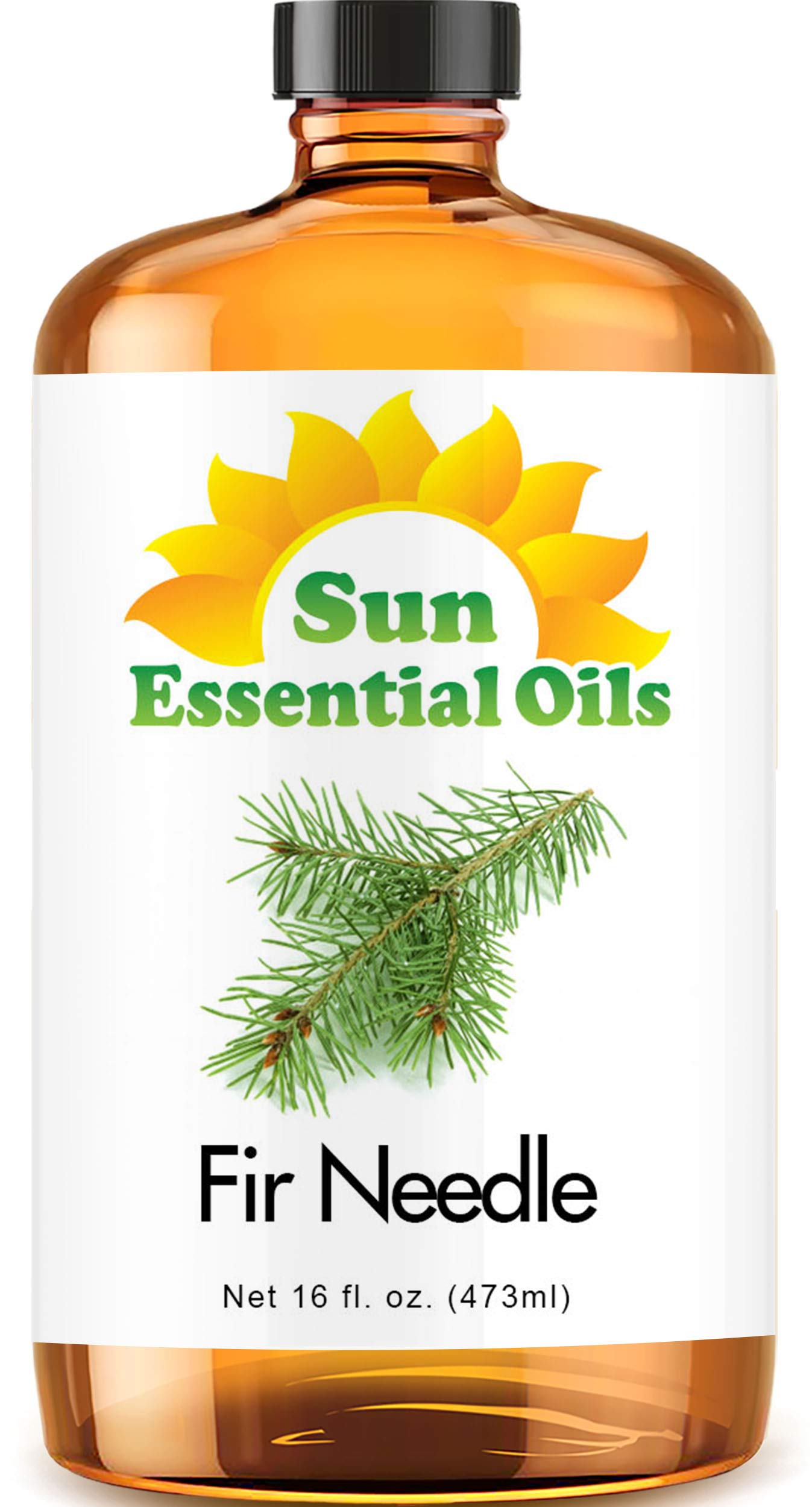 Fir Needle Essential Oil (Huge 16oz Bottle) Bulk Fir Needle Oil - 16 Ounce