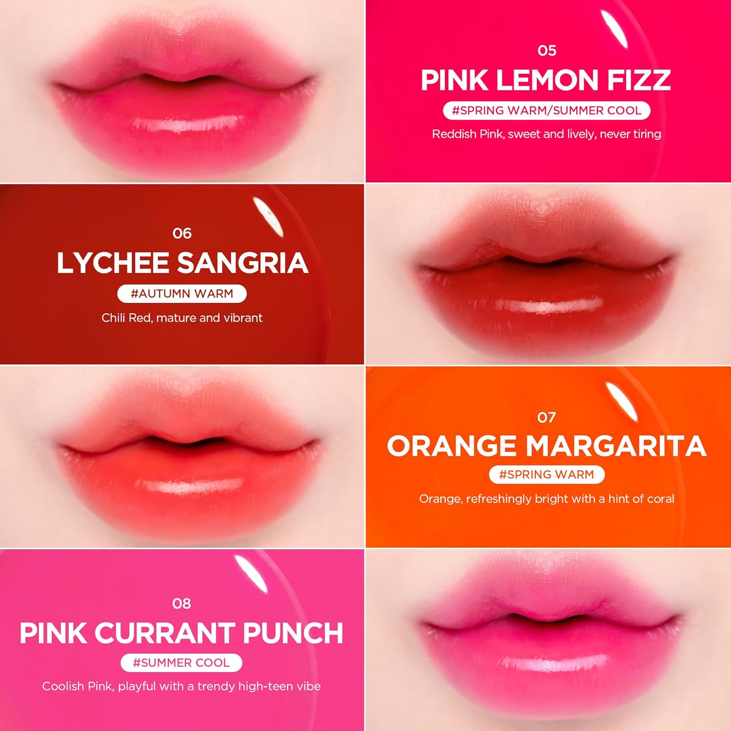 lilybyred Juicy Liar Water Tint | Korean Vivid Water-Gel Lip Stain, Fresh Fruit Colors, Intense Long-Lasting Stain, Moisturizing, Transfer-Proof, Lightweight Finish, 0.16 oz. (06 Lychee Sangria) - Image 7