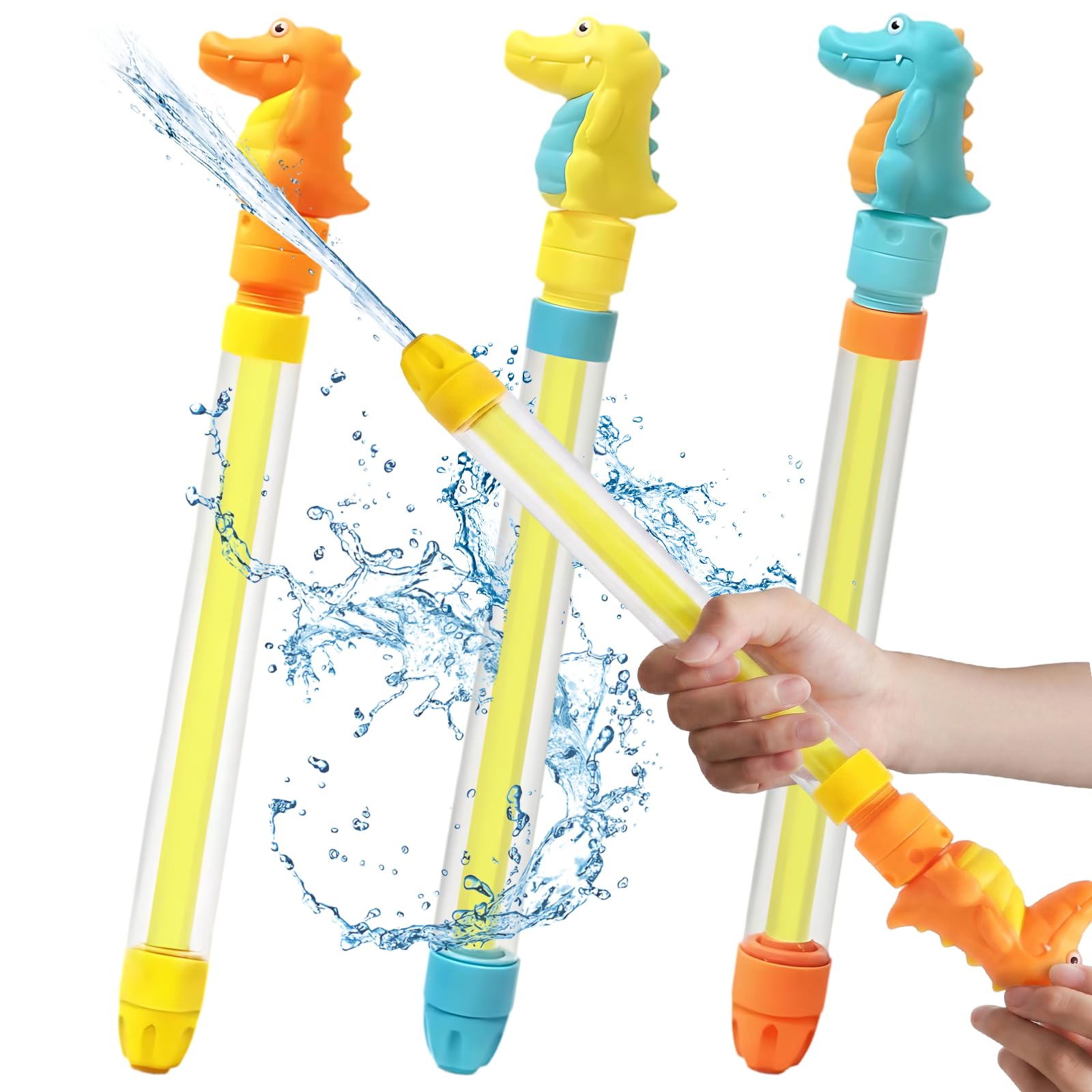 3-piece crocodile-shaped water spray toy 3PCS Water Blaster
