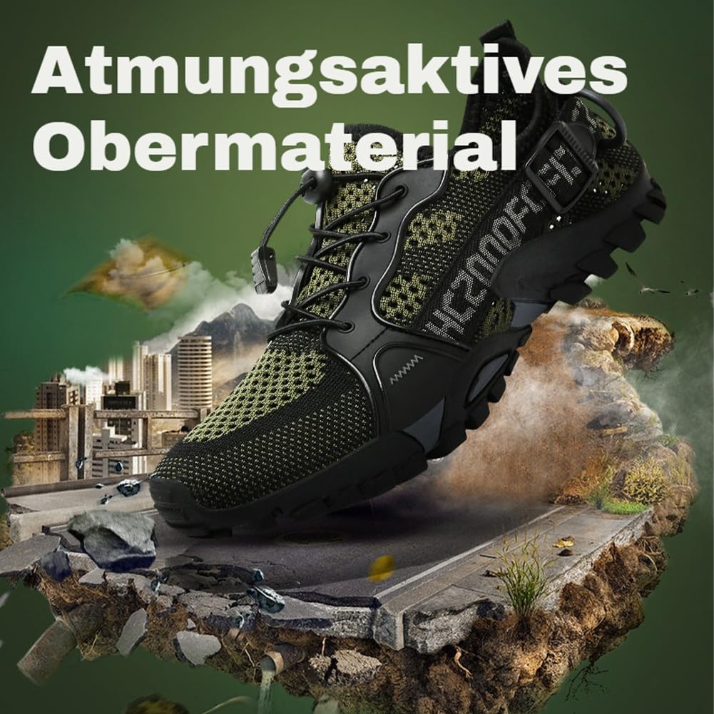 Orthotrekking Wanderschuhe, OrthopäDischer Wanderschuh FüR Senioren, Schuhe Mit DäMpfung, rutschfest, Atmungsaktiv Und Schmerzfreiem Gehen