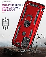 Vista 6 de Androgate for Moto G Stylus 5G 2021 Case with HD Screen Protector, Military-Grade Ring Holder Stand Car Mount 16ft Drop Tested Protective Cover