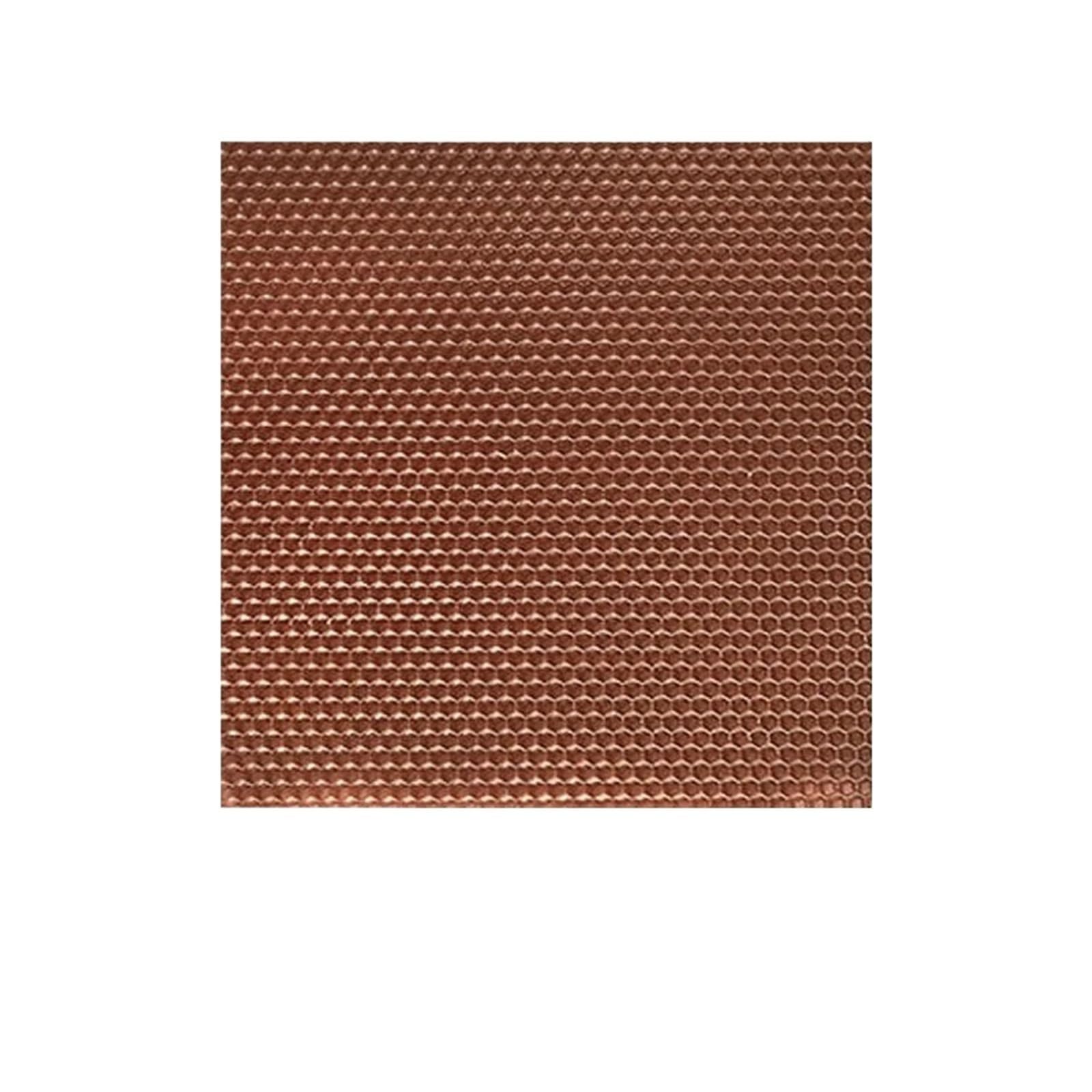 Hojas de cera de abejas con relieve corrugado de panal, láminas cuadradas de 15x20 cm x10