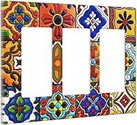 Vista 132 de Farmhouse Coffee Primitive Coffee Bean Kitchen 3 Gang Triple Interruptor de Luz de Palanca Cubierta de Placa de Pared Placa Frontal Eléctrica