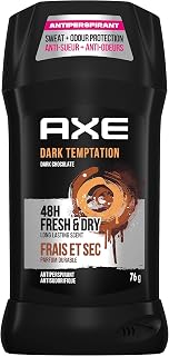 AXE Dark Temptation Antiperspirant Stick for Long Lasting Sweat Protection 48H Anti-Sweat 76 g