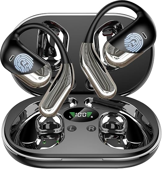 AI Cuffie Traduzione Simultanea, 2025 Auricolari Bluetooth 5.4 Wireless, 3in1 Cuffie Traduzione Bluetooth 48 ore con ENC, 144 Lingue Auricolari Traduttori Istantanei Vocali Gratuite, per Viaggi/Affari