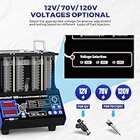 Vista 4 de MR CARTOOL V209 - Máquina limpiadora de inyectores de combustible, kit limpiador de inyectores ultrasónicos con calefacción 110V para 4 cilindros