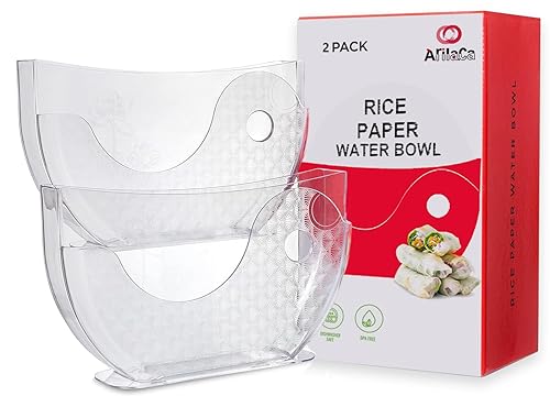Rice Paper Water Bowl Dipper Spring Roll Water Bowl Rice