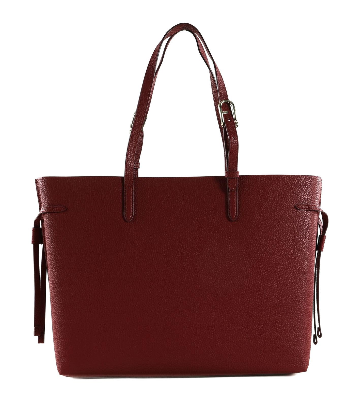 Furla Cuero bolso de hombro bolso shopper Ava Tote Ciliegia d + Nero int rojo oscuro
