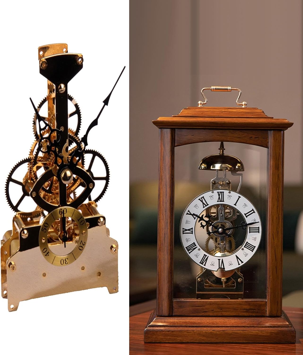 Clock Movement Mechanism Perspective Craft Mechanical Clock Core Replacement| Home Décor | Kitchen Tools