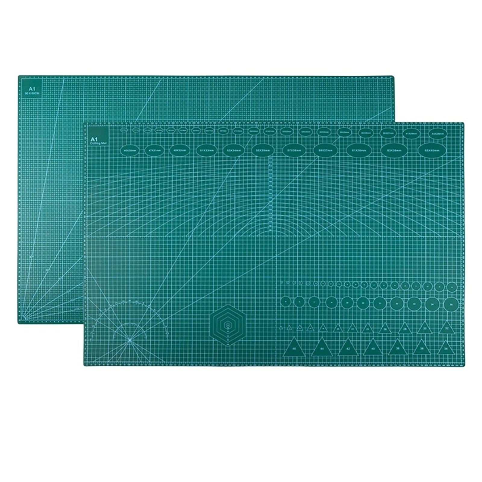 1 tappetino da taglio rotante in PVC | Verde scuro A1 A2 for il taglio della carta fai da te artistica